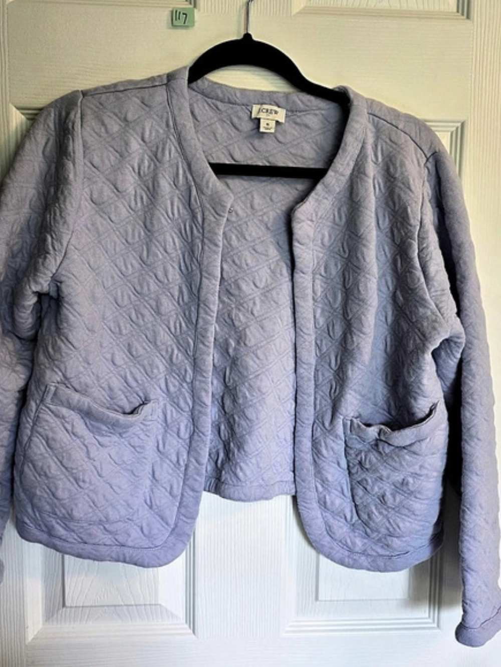 J.Crew Quilted Jacket Lavendar Small